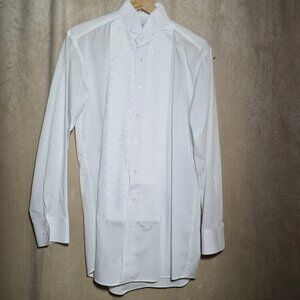 Men's long sleeve shirt size 14 1/2 32-33 color white Kyle Thomas